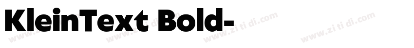 KleinText Bold字体转换 KleinText Bold字体转换